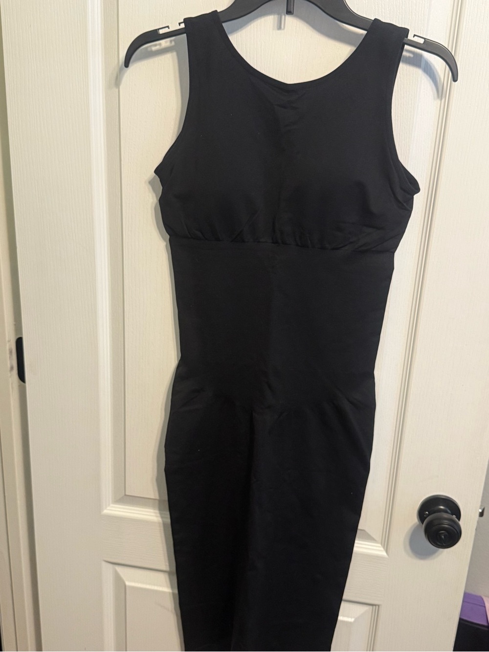 Black Sleeveless Midi Dress